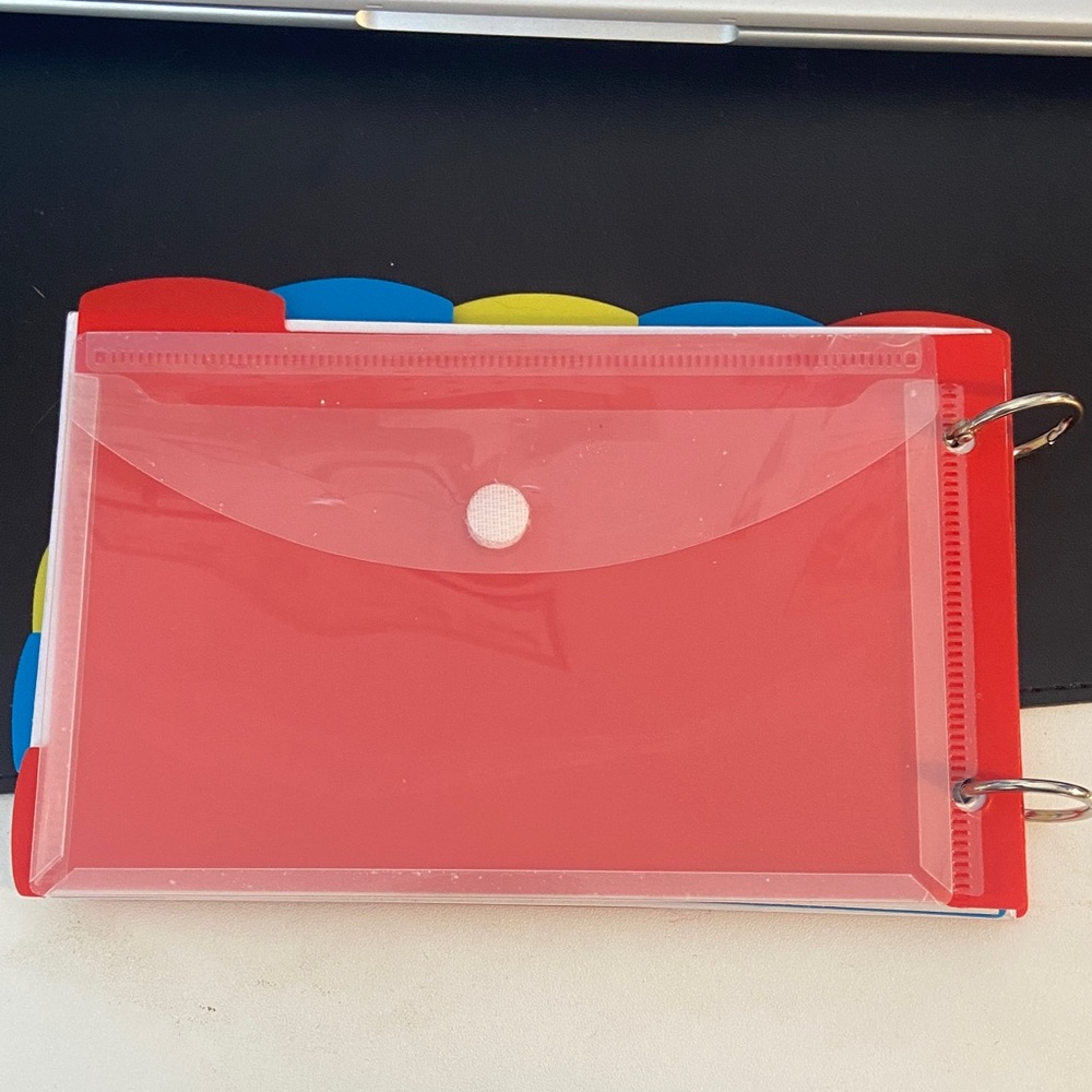 Multi-Color Notecard Organizer